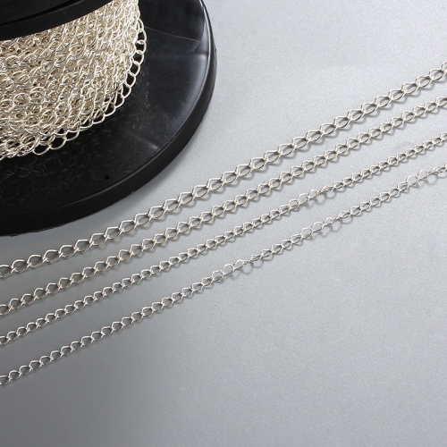 925 sterling silver loose curb chain